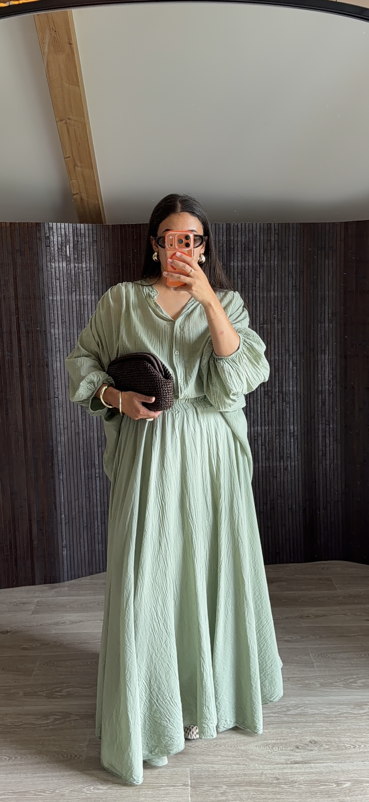 Ensemble Alma vert sauge