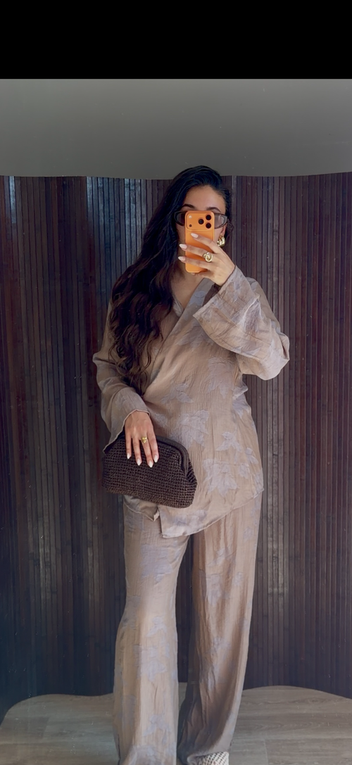 ENSEMBLE ILANA NOUÉ TAUPE