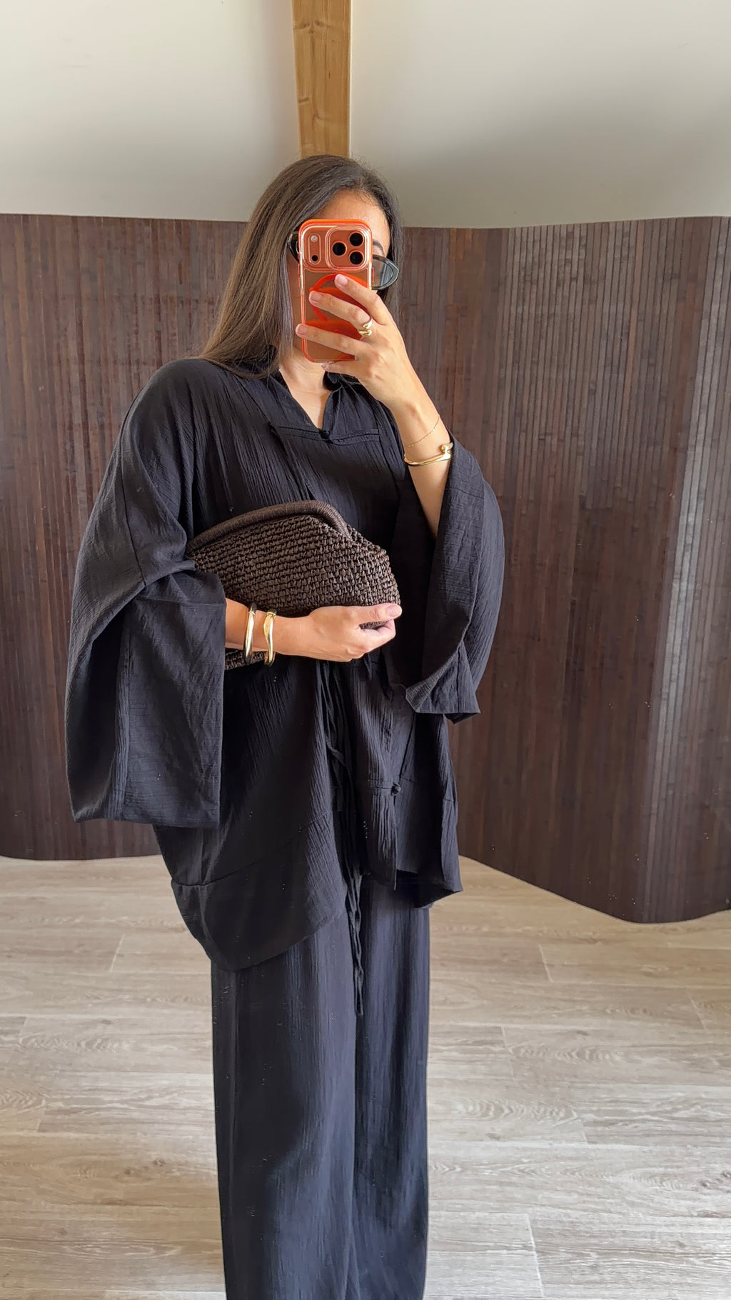 Ensemble japonais Noir