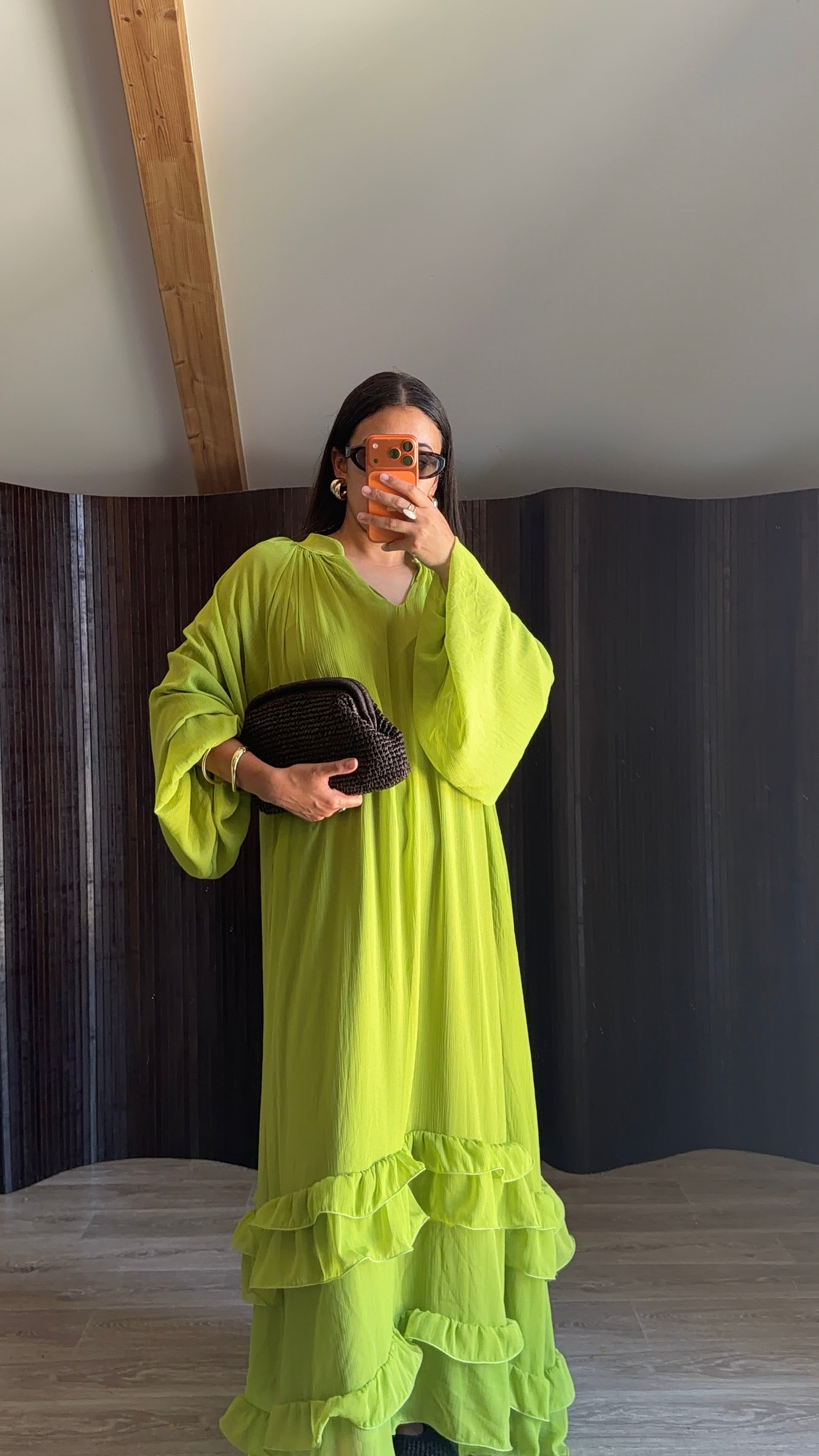 Robe olive