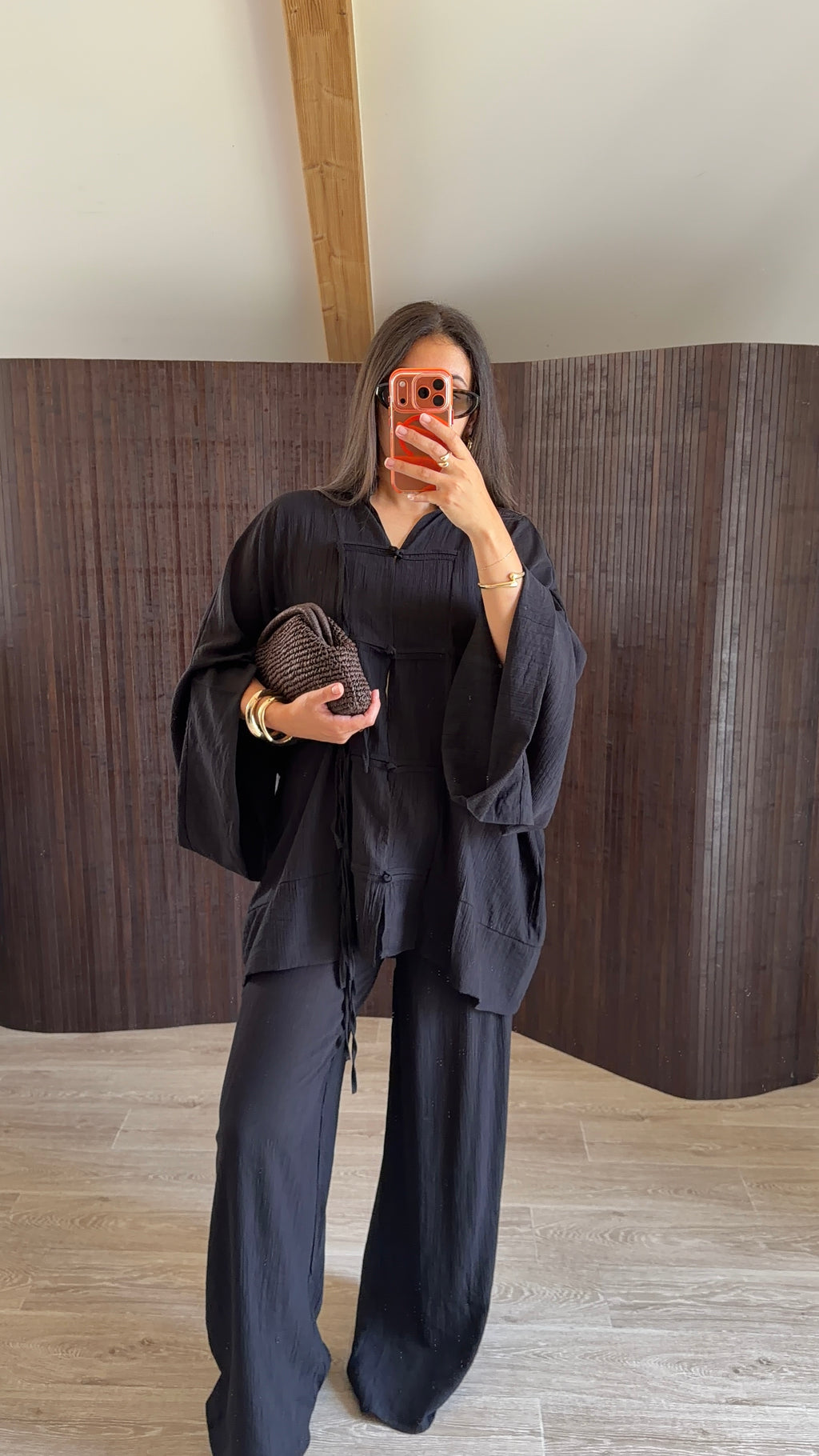 Ensemble japonais Noir