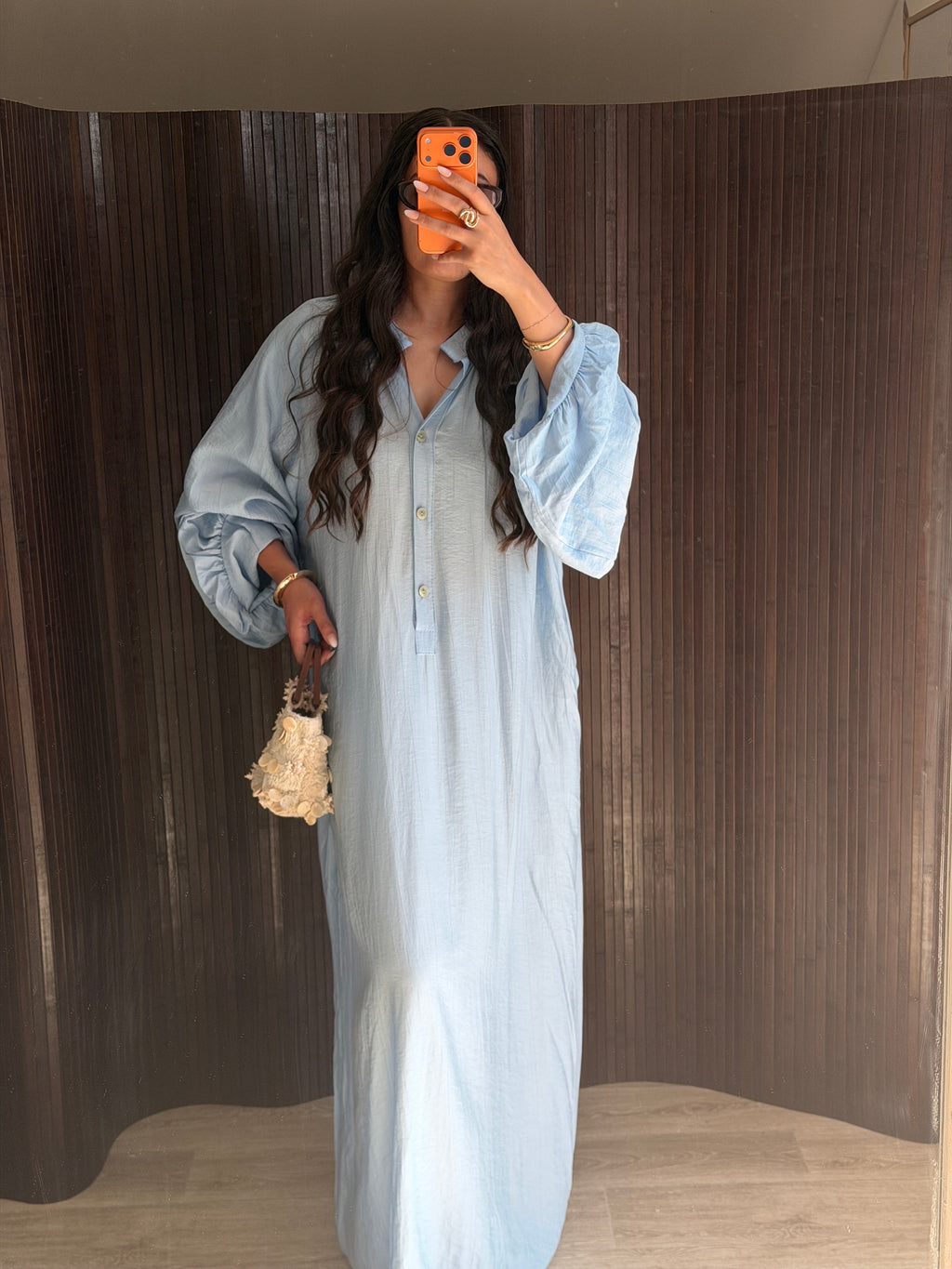 ROBE BLEU CLAIR HANA