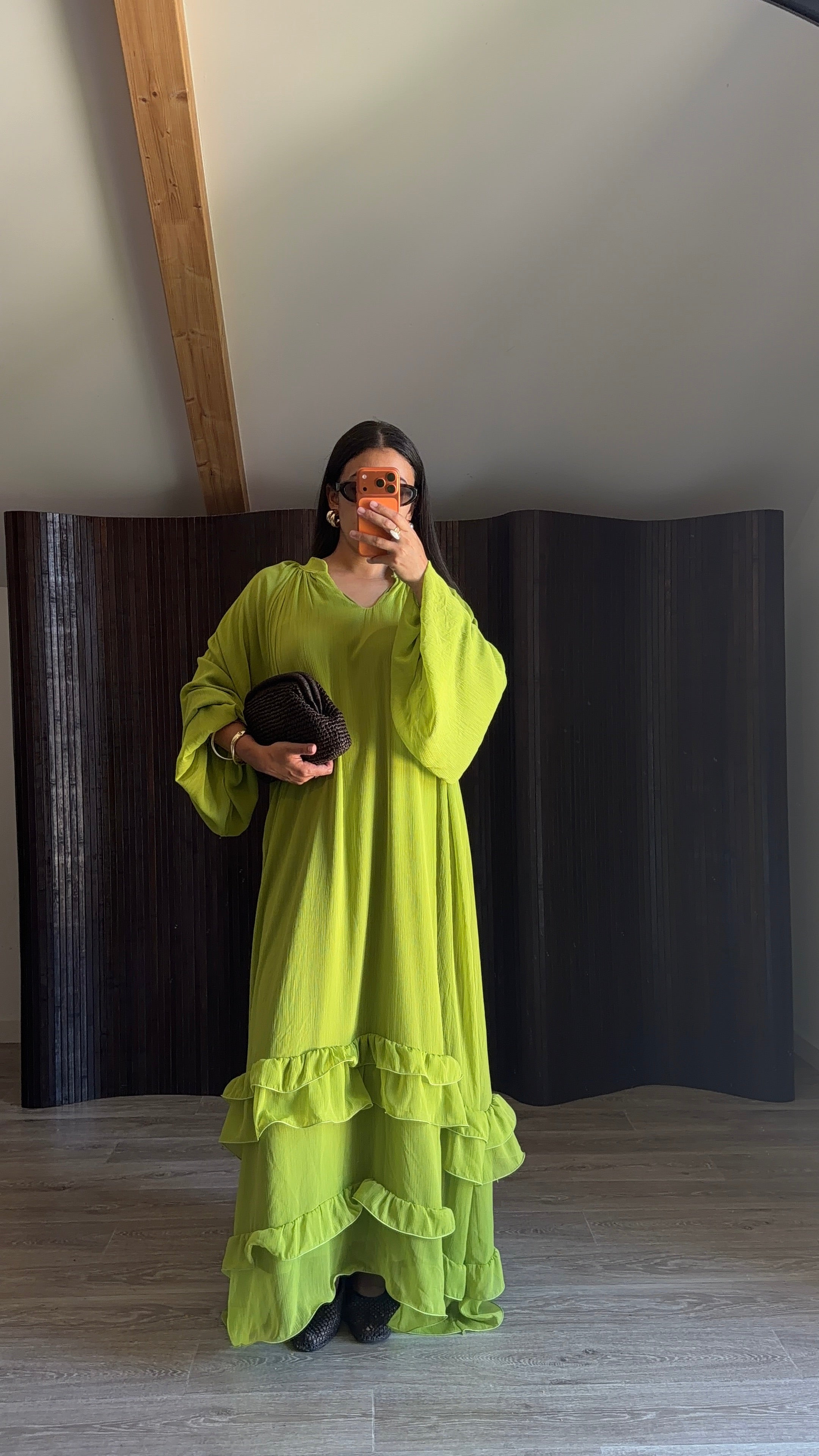 Robe olive