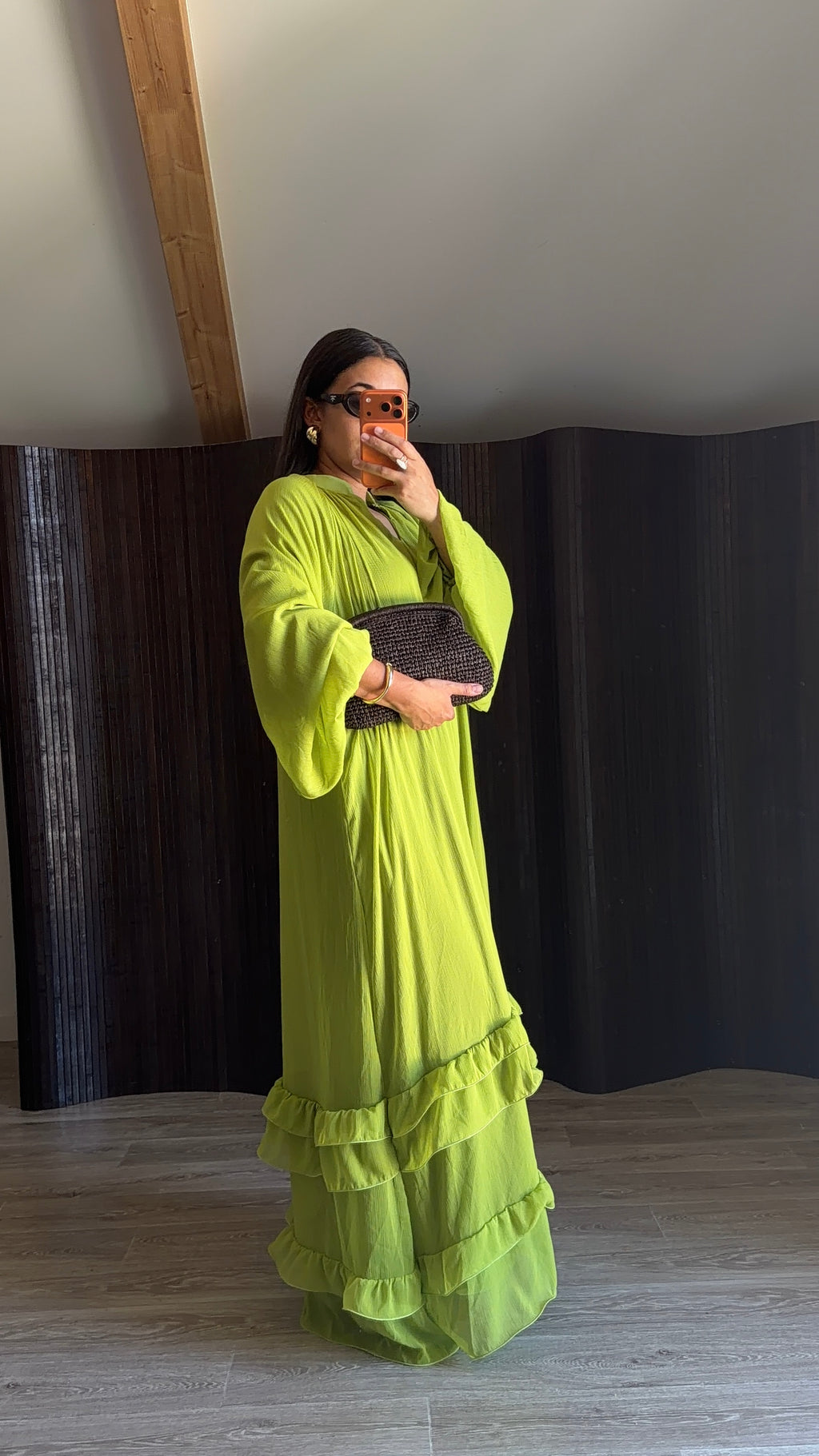 Robe olive