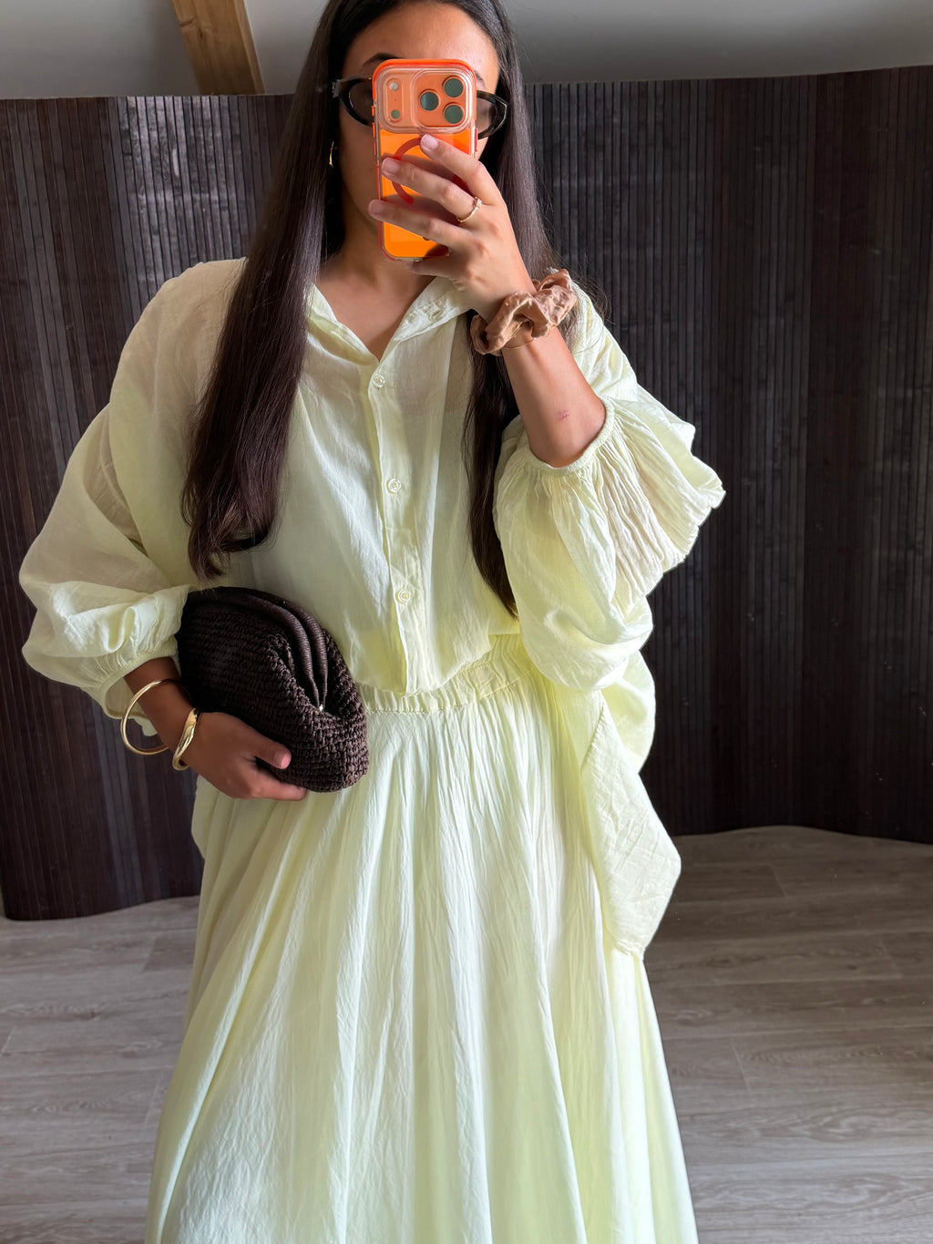 Ensemble Alma Jaune citron pastel