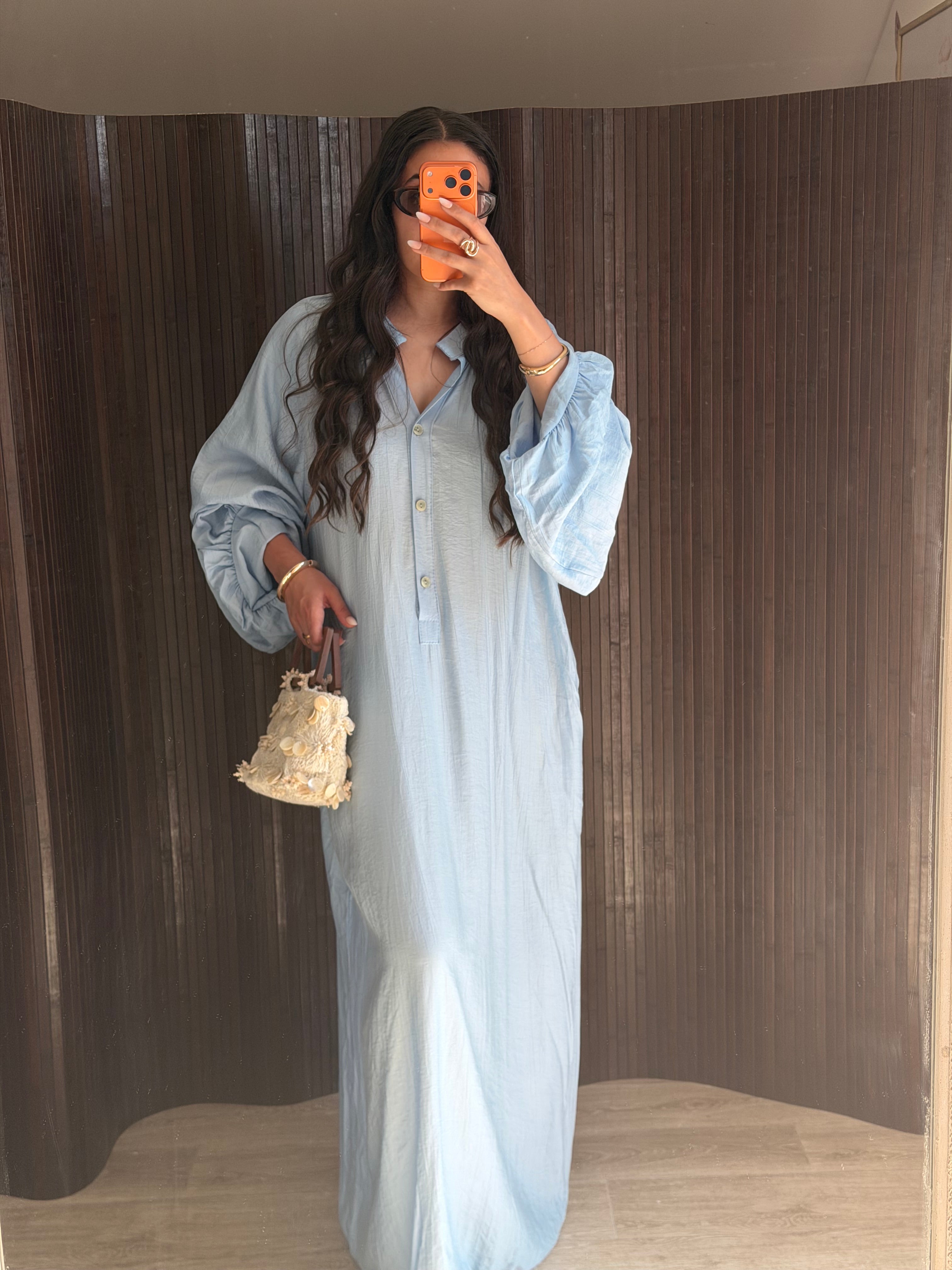 ROBE BLEU CLAIR HANA