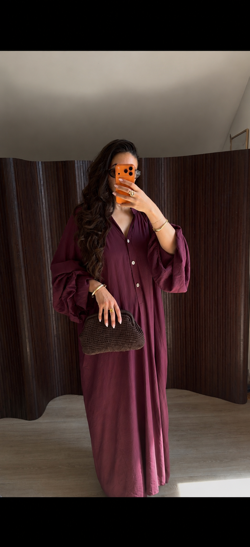 ROBE BORDEAUX HANA