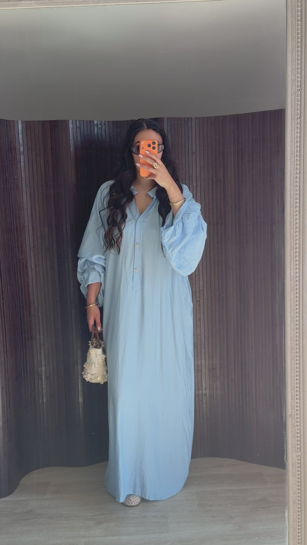 ROBE BLEU CLAIR HANA