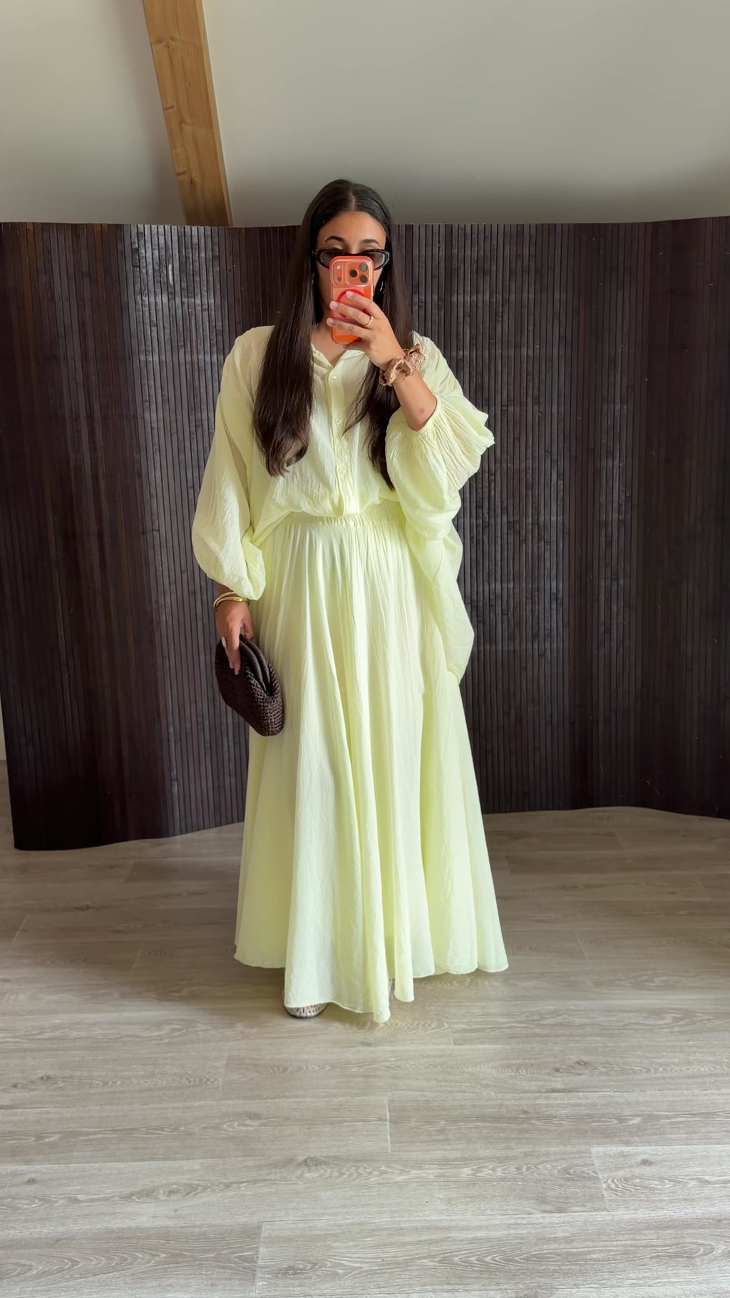 Ensemble Alma Jaune citron pastel