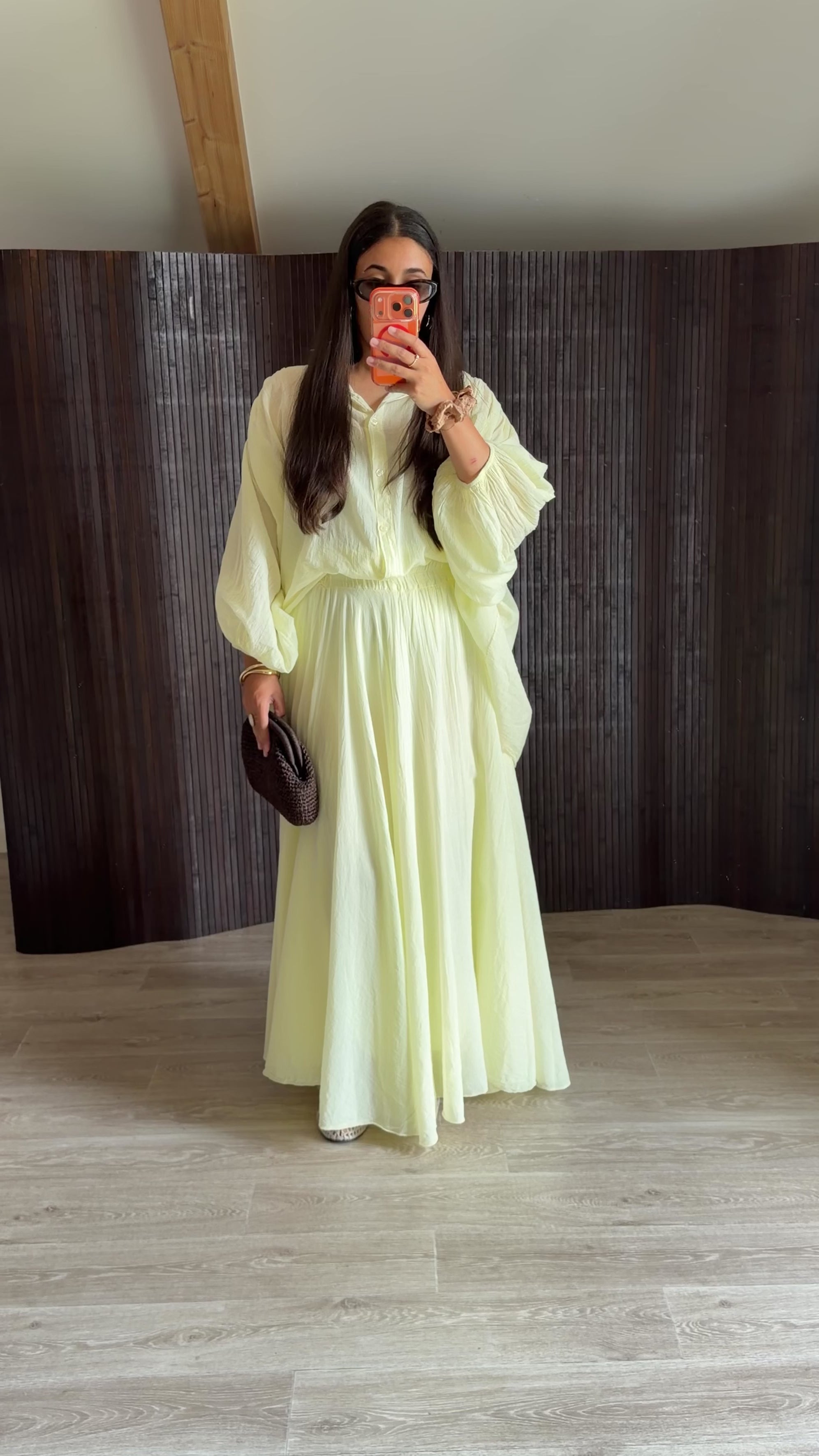 Ensemble Alma Jaune citron pastel