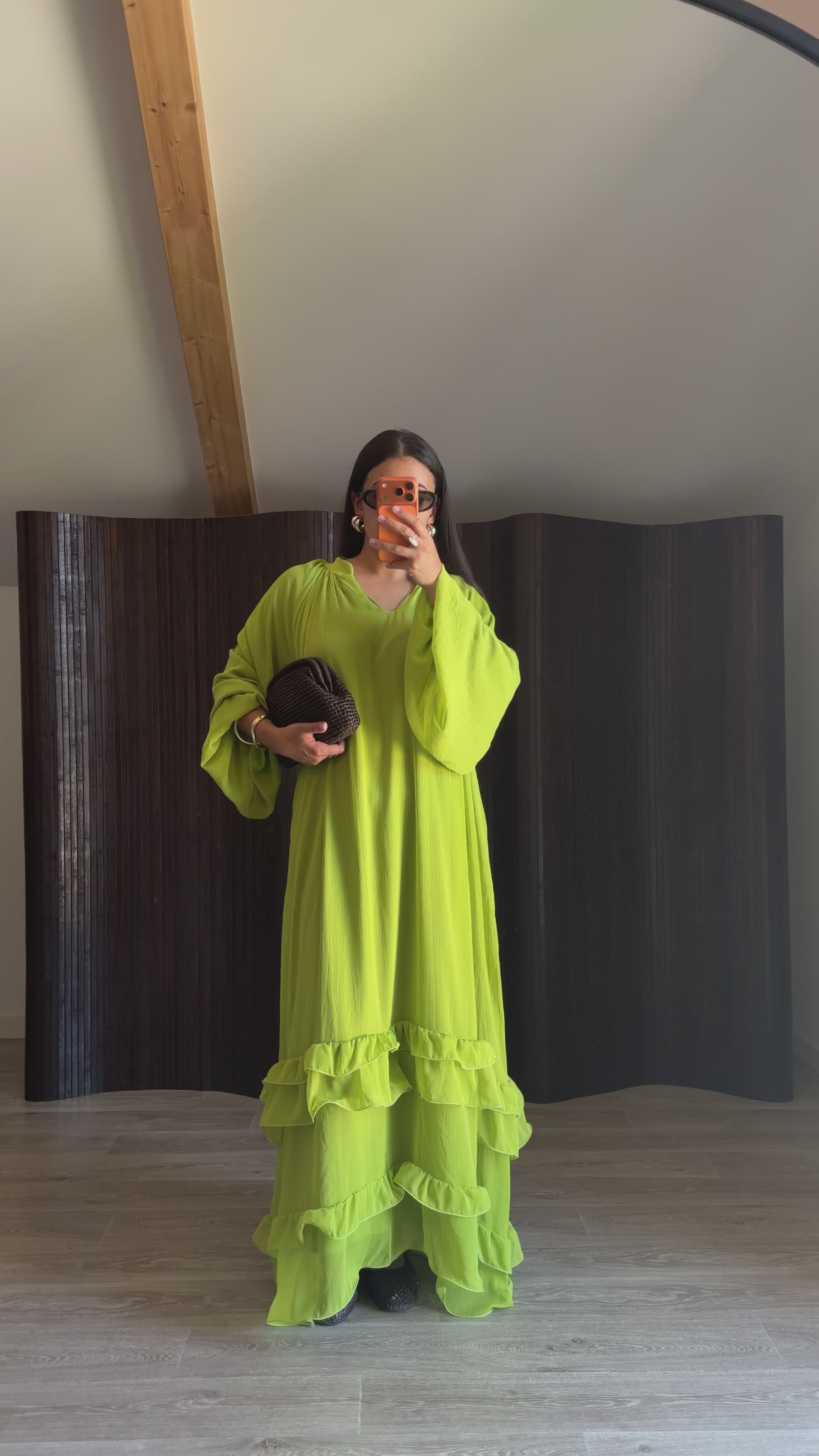 Robe olive